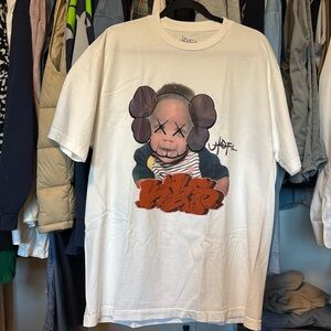 Cream Cactus Jack Utopia t-shirt. Size Large